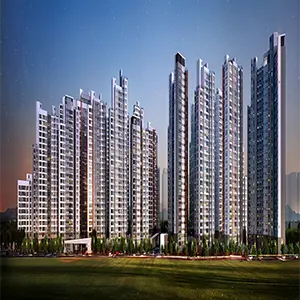 청주 센텀 푸르지오 단지조감도
